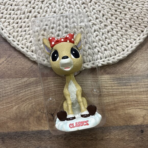 Rudolph The Red Nosed Reindeer Clarice Bobblehead 6” Island Of Misfit Toys - Picture 2 of 8